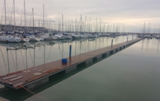 5-Pontile galleggiante in acciaio