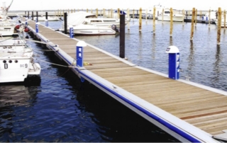 3 – Lucciola Porto Levante su pontile alluminio