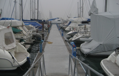 9 – Five su pontile calcestruzzo